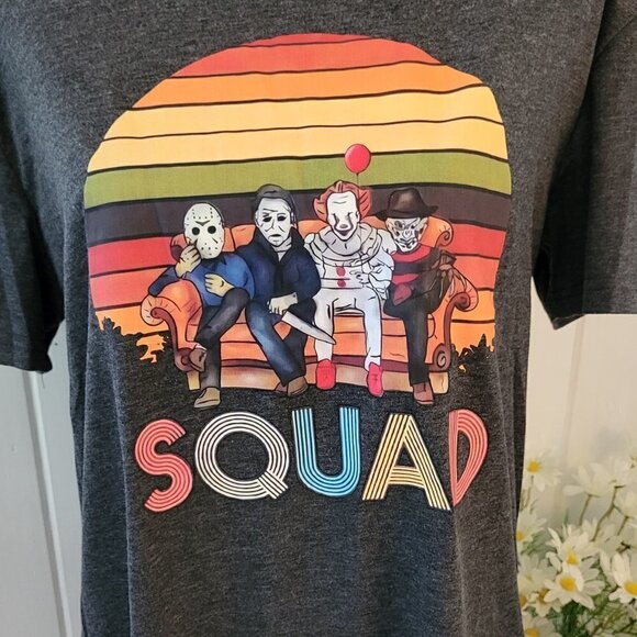 Halloween Horror Graphic Tee Shirt Size L - Picture 2 of 8